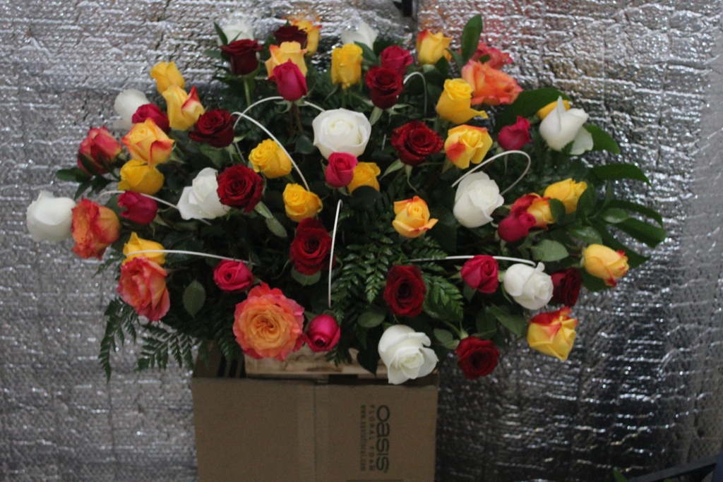 Mille Pétale Composition de 60 roses