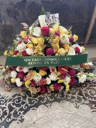 Devant De Tombe Floral